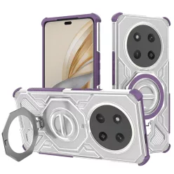   Honor Magic7 Lite / X9c - Techsuit - Carbon Shield PRO - Lila Átlátszó. tok