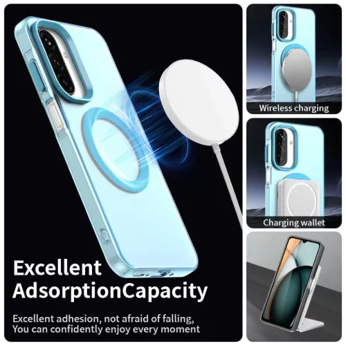 Samsung Galaxy A17 5G Techsuit - CandyCase MagSafe - Blue tok