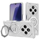 Xiaomi Redmi 14C / Poco C75 - Techsuit - Carbon Shield PRO - Fehér Átlátszó. tok