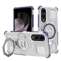   Samsung Galaxy S25 Edge - Techsuit - Carbon Shield PRO - Kék Átlátszó tok