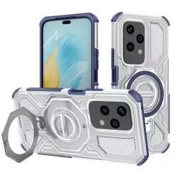   Speciális védőtok - Techsuit - Carbon Shield PRO - Honor 200 Lite - Kék Átlátszó tok