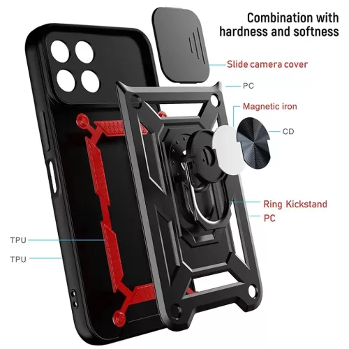 Techsuit - CamShield sorozat - Honor X6a - Arany tok