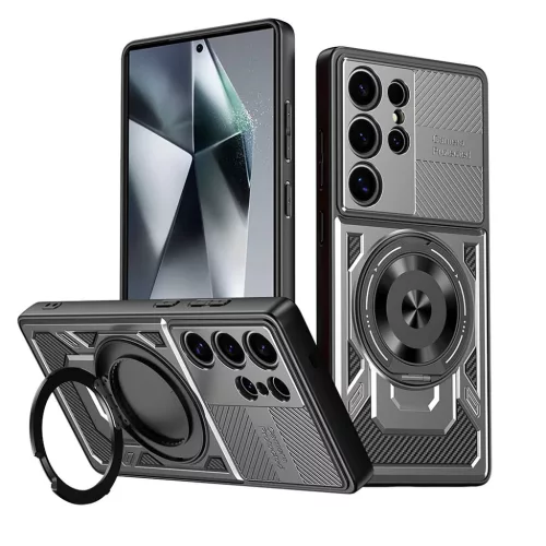 Samsung Galaxy S25 Ultra Szürke Techsuit RuggedCam tok