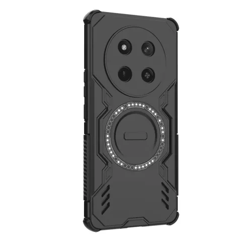 Honor Magic7 Lite / X9c Fekete Techsuit - ArmorMag Tok