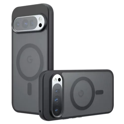 Mágneses védőtok Techsuit PureFrost - Google Pixel 10 - Matt Fekete tok