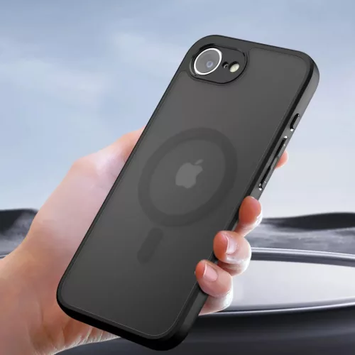 Mágneses védőtok Techsuit PureFrost - Google Pixel 10 - Matt Fekete tok