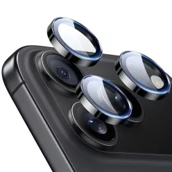   Apple iPhone 14 Pro/Pro Max/15 Pro/Pro Max/16 Pro/Pro Max/17 Pro/Pro Max Fekete ESR Armorite Kameralencse Védők üvegfólia (2 csomag)