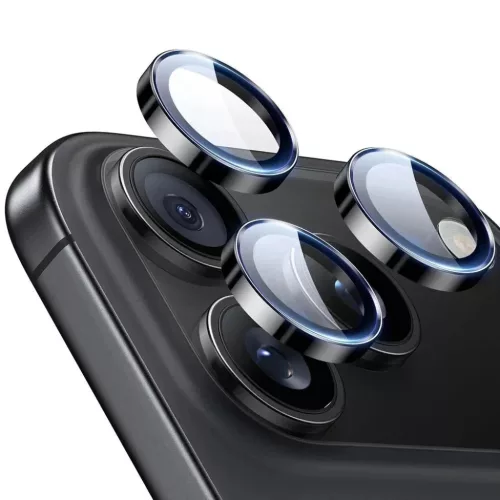 Apple iPhone 14 Pro/Pro Max/15 Pro/Pro Max/16 Pro/Pro Max/17 Pro/Pro Max Fekete ESR Armorite Kameralencse Védők üvegfólia (2 csomag)