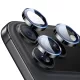 Apple iPhone 14 Pro/Pro Max/15 Pro/Pro Max/16 Pro/Pro Max/17 Pro/Pro Max Fekete ESR Armorite Kameralencse Védők üvegfólia (2 csomag)
