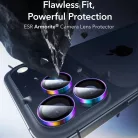 iPhone 14 Pro/Pro Max/15 Pro/Pro Max/16 Pro/16 Pro Max/17 Pro/17 Pro Max Színjátszó ESR Armorite Kamera Lencsevédők üvegfólia