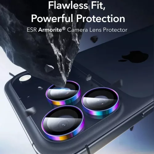 iPhone 14 Pro/Pro Max/15 Pro/Pro Max/16 Pro/16 Pro Max/17 Pro/17 Pro Max Színjátszó ESR Armorite Kamera Lencsevédők üvegfólia