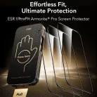 iPhone 17 Pro Átlátszó ESR - Corning UltraFit (3 pack) üvegfólia