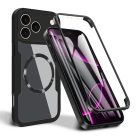 iPhone 17 Pro Max Techsuit - ColorVerse 360 MagSafe Series + Képernyővédő - Fekete tok