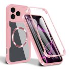 iPhone 17 Pro Max Techsuit - ColorVerse 360 MagSafe Series + Képernyővédő - Pink tok