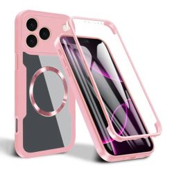   iPhone 17 Pro Max Techsuit - ColorVerse 360 MagSafe Series + Képernyővédő - Pink tok