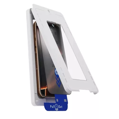 iPhone 15 Pro Fekete ANANK - 2.5D 2X Privacy Képernyővédő üvegfólia
