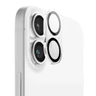 ANANK - Kamera Védő - iPhone 16 / iPhone 16 Plus - Átlátszó/Fekete üvegfólia