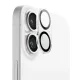 ANANK - Kamera Védő - iPhone 16 / iPhone 16 Plus - Átlátszó/Fekete üvegfólia