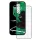 iPhone 15 Fekete ANANK 2.5D CG Glass Képernyővédő üvegfólia
