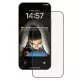 iPhone 16 Fekete ANANK 2.5D 3X megerősített kékfény-szűrős védelem üvegfólia