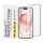 Techsuit - ESD Üveg - iPhone 15 / iPhone 16 - Fekete üvegfólia