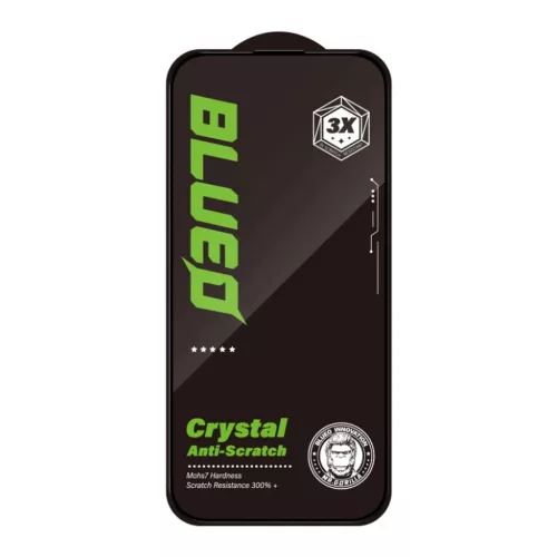 iPhone 15 Pro Fekete Blueo - Crystal Anti-Scratch üveg üvegfólia