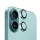 Blueo - Eredeti Fémkeretes Lencsevédő (2 darab) - iPhone 15 / iPhone 15 Plus - Zöld üvegfólia