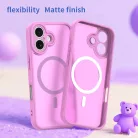 iPhone 16 Pink Techsuit - HaloFrost II MagSafe tok