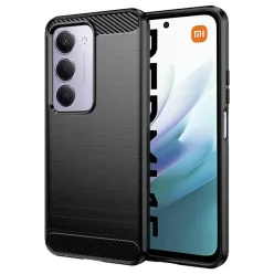 Xiaomi Redmi 15 4G Fekete Techsuit - Carbon Silicone tok