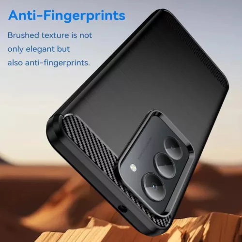 Xiaomi Redmi 15 4G Fekete Techsuit - Carbon Silicone tok
