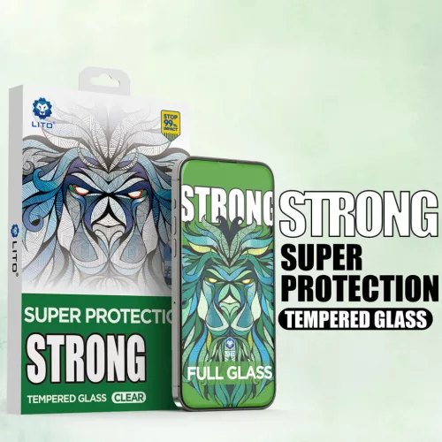 iPhone 17 Pro Max Lito D+ Max Strong - Fekete üvegfólia