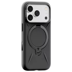 iPhone 17 Pro Max Torras - QPRO Silicone Series - Fekete tok