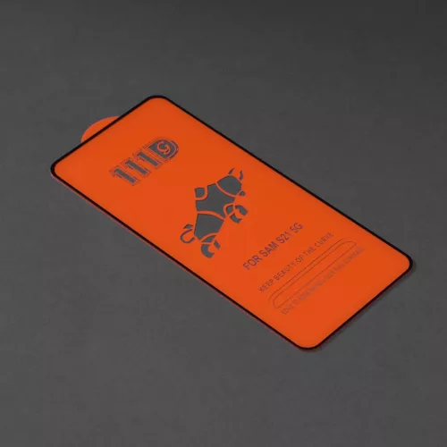 Techsuit - 111D Teljes Borítás / Teljes Ragasztású Üveg - Samsung Galaxy S21 5G - Fekete