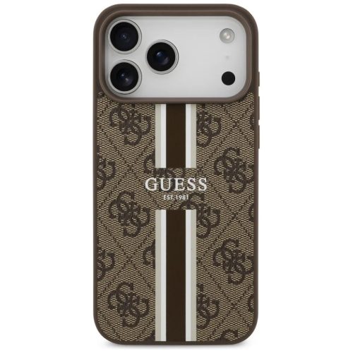 iPhone 17 Pro Max Guess 4G Printed Stripes MagSafe tok barna