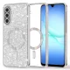 Samsung Galaxy A17 5G Ezüst Techsuit - Luxury Glitter MagSafe tok