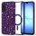Samsung Galaxy A17 5G Techsuit - Luxury Glitter MagSafe - Deep Purple tok