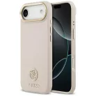 iPhone 17 Air Guess - Grained Strass Logo MagSafe (GUHMP17MPGCRMDEP) - Pink tok