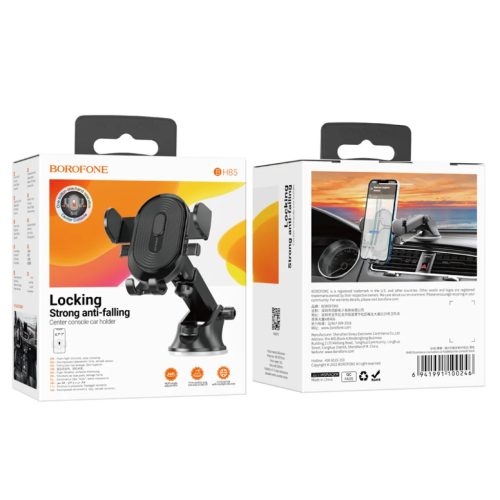 Borofone BH85 Experience autós tartó műszerfalra fekete