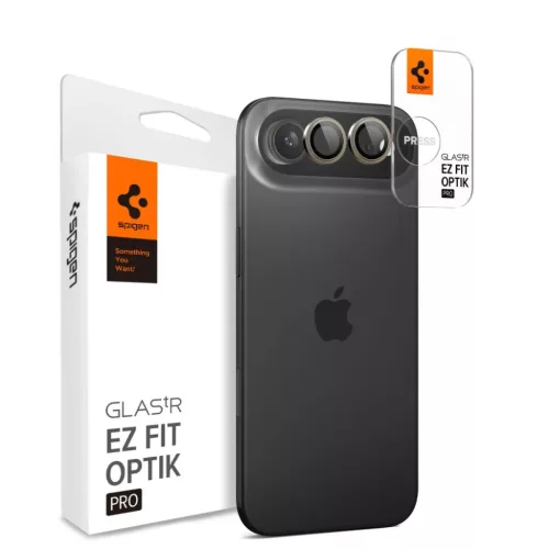 iPhone 17 Air Spigen Optik Pro üvegfólia kamera védő 2-csomag arany