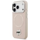 iPhone 17 Pro Max Karl Lagerfeld Choupette Pin MagSafe tok Rózsaszín tok