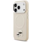 iPhone 17 Pro Max Karl Lagerfeld Karl & Choupette Pins MagSafe tok Bézs tok
