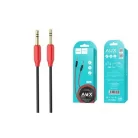 HOCO 3.5 mm Jack Audio kábel 1m piros