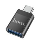 HOCO UA17 USB-C/USB-A OTG Adapter fekete