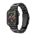 Techsuit - Óraszíj (W036) - Apple Watch 1/2/3/4/5/6/7/8/9/10/SE/SE 2 (38/40/41/42mm) - Fekete