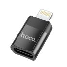HOCO adapter Type C (anya) - Lightning 8-pin UA17 fekete