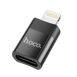 HOCO adapter Type C (anya) - Lightning 8-pin UA17 fekete