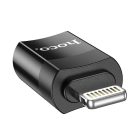 HOCO adapter Type C (anya) - Lightning 8-pin UA17 fekete