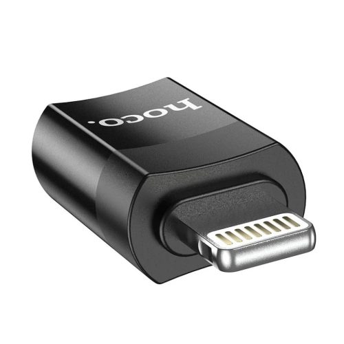 HOCO adapter Type C (anya) - Lightning 8-pin UA17 fekete