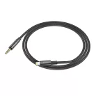 Kábel AUX Jack 3,5 mm - Lightning Hoco 1 m fekete