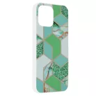 Apple iPhone 13 Pro Max Zöld Hex Techsuit Márvány Széria tok